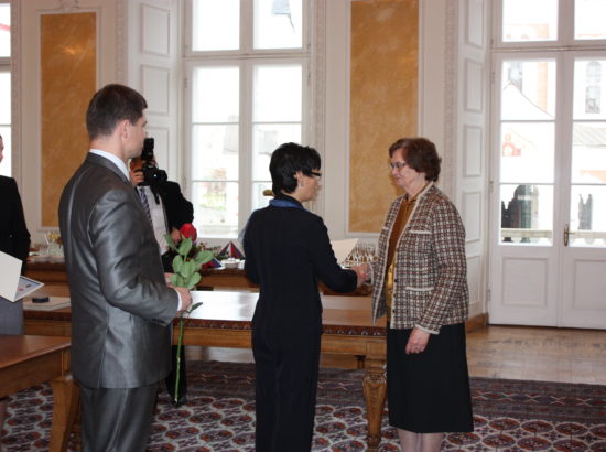 Balti Assamblee medalite üleandmise tseremoonia Toompea lossi Valge saalis